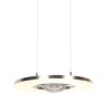 Steinhauer LED Pendelleuchte Soleil, flache Form, höhenverstellbar, 2700 Kelvin warmweiß