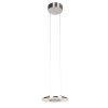 Steinhauer LED Pendelleuchte Soleil, flache Form, höhenverstellbar, 2700 Kelvin warmweiß