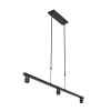 Steinhauer Stang 3-flammige Balkenpendelleuchte, höhenverstellbar, 120 cm