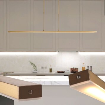 Steinhauer LED Pendelleuchte Zelena höhenverstellbar, Lichtfarbe einstellbar 2200-4000 Kelvin