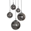 Steinhauer Bollique LED 5-flammige Esstisch-Pendelleuchte 60 cm modern dimmbar