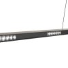 Steinhauer Fluxy längliche LED Pendelleuchte für Esszimmer, Länge 9 cm, 2700 Kelvin
