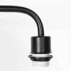 Steinhauer Moderne Stehlampe Bloeba mit auskragendem Arm, verstellbar, blauem Schirm