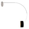 Steinhauer Sparkled Light Bogenstehlampe für Wohnzimmer, verstellbar, dimmbar, E27
