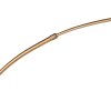 Steinhauer Sparkled Light Bogenstehlampe aus Metall in Bronze mit braunem Seegras-Schirm