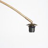 Steinhauer Sparkled Light moderne Bogenstehlampe Bronze mit blauem Schirm, dimmbar