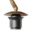 Steinhauer Sparkled Light moderne Bogenstehlampe Bronze mit blauem Schirm, dimmbar