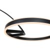 Steinhauer Ringlux LED Bogenstehlampe mit weißem Ringschirm, 2-flammig, 240 cm