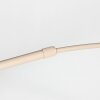 Steinhauer Sparkled Light Bogenstehlampe mit naturfarbenem Bambusschirm, 240 cm