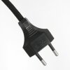 Steinhauer Stang Tischleuchte Tischlampe mit gold-schwarzem Stoffschirm E27