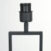 Steinhauer Stang Tischleuchte Tischlampe mit gold-schwarzem Stoffschirm E27