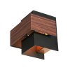 Steinhauer Muro braune Metall-Wandleuchte G9 dimmbar 2700 Kelvin 300 Lumen 3 Watt IP20