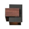 Steinhauer Muro moderne braune 2-flammige Wandlampe aus Metall dimmbar IP20 2700 K
