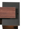 Steinhauer Muro moderne braune 2-flammige Wandlampe aus Metall dimmbar IP20 2700 K