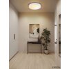 Globo Jess dimmbare runde LED Deckenleuchte weiß modern 39 cm für Flur und Küche