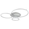 Globo Johnson LED Ringleuchte Deckenleuchte silber Ø 48 cm mit Fernbedienung