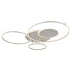 Globo Johnson LED Deckenleuchte in Ringoptik dimmbar, 6300 Lumen, 2700-6500 Kelvin, ø 48 cm