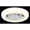 Globo Ferrell LED Deckenventilator mit Beleuchtung, dimmbar, weiß, modern