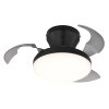 Globo Zavala LED dimmbarer Deckenventilator mit Licht, Fernbedienung, modern, IP20