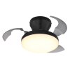 Globo Zavala LED dimmbarer Deckenventilator mit Licht, Fernbedienung, modern, IP20