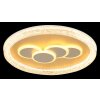 Globo Loraine runde LED Deckenleuchte Gold-Weiß Ø 49,5 cm 3000 Kelvin 4390 Lumen