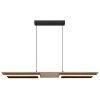 Globo Bruce LED Esstisch-Pendelleuchte Holzoptik 3000 Kelvin 3000 Lumen 30 Watt
