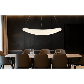 Globo Kristalla LED Esstisch-Pendelleuchte dimmbar 105 cm 2700-6000 K 4520 lm 40 W