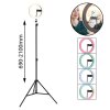 Globo Delgado LED Ringlicht-Stehlampe mit Stativ, dimmbar, 2700-6500 K