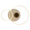 Globo Sanford LED moderne Ring-Deckenleuchte sandfarben IP20 3000K 3185lm 30W