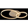 Globo Sanford LED moderne Ring-Deckenleuchte sandfarben IP20 3000K 3185lm 30W