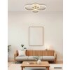 Globo Rubio sandfarbene moderne LED Ring-Deckenleuchte 92W 3000K 9750lm IP20