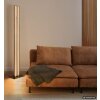 Globo Hayden LED Stehlampe Naturfarben mit weißem Schirm 3000 Kelvin 3600 Lumen 36 Watt