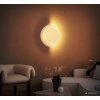 Globo Rojas moderne LED Travertin-Wandleuchte gold-weiße Wandlampe für innen