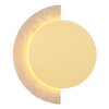 Globo Rojas moderne LED Travertin-Wandleuchte gold-weiße Wandlampe für innen