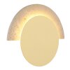 Globo Rojas moderne LED Travertin-Wandleuchte gold-weiße Wandlampe für innen