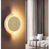 Globo Rojas LED Wandleuchte Wandlampe aus Travertin in Gold-Weiß 3000K 838 lm 8 W IP20