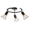 NOWA Toni 3-flammige Metallkäfig-Deckenleuchte E14 40 W IP20 Ø 7 cm für Esszimmer