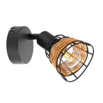NOWA Esra Wandleuchte als Wandspot aus Metall E14 25 Watt modern kompakt