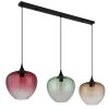 Globo Solveig moderne Esszimmer-Hängeleuchte 3-flammig mit Glasschirmen 119 cm