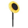 Globo ILIOS LED gelbe Solarleuchte Sonnenblume mit Erdspieß 3000 Kelvin 6 Watt IP44