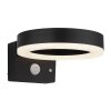Globo SOLCOR Solarwandleuchte mit Bewegungsmelder LED IP44 4000 Kelvin 600 Lumen 6 Watt