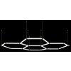 Globo Honeycomb LED weiße Hexagon-Deckenleuchte 4000 Kelvin 11400 Lumen 114 Watt