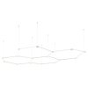 Globo Honeycomb LED weiße Hexagon-Deckenleuchte 4000 Kelvin 11400 Lumen 114 Watt