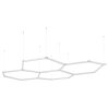 Globo Honeycomb LED weiße Hexagon-Deckenleuchte 4000 Kelvin 11400 Lumen 114 Watt