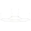 Globo Honeycomb LED weiße Hexagon-Deckenleuchte 4000 Kelvin 11400 Lumen 114 Watt