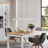 SCHÖNER WOHNEN-Kollektion ADRIANA ROUND LED Esstisch-Pendelleuchte 160 cm weiß, dimmbar