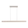 Schöner Wohnen-Kollektion Adriana Round sandfarbene LED Esstisch-Pendelleuchte Länge 160 cm