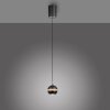 Schöner Wohnen-Kollektion LINI LED Kugel-Pendelleuchte mit transparentem Glasschirm