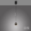 Schöner Wohnen-Kollektion LINI LED Kugel-Pendelleuchte mit transparentem Glasschirm
