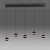 SCHÖNER WOHNEN-Kollektion LINI LED Esstisch-Pendelleuchte 5-flammig höhenverstellbar